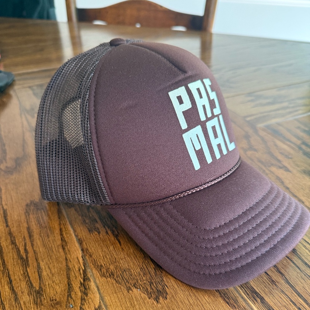 Clare V Pas Mal Chocolate Brown Trucker Hat